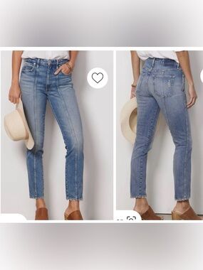 AMO Seamed Chelsea Long denim jeans Size 31 Color - Deeply